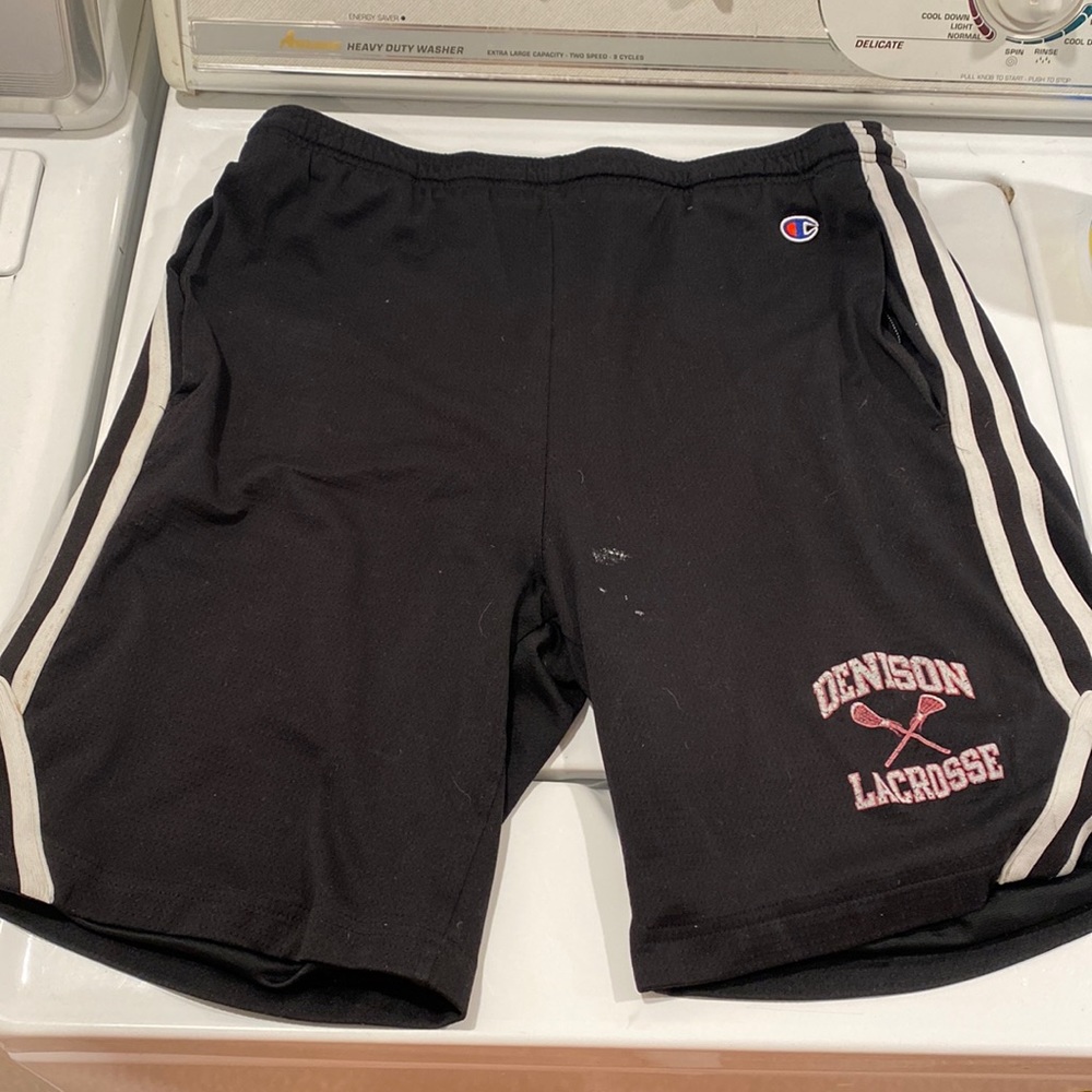 Vintage Champion Denison Lacrosse Shorts - Large